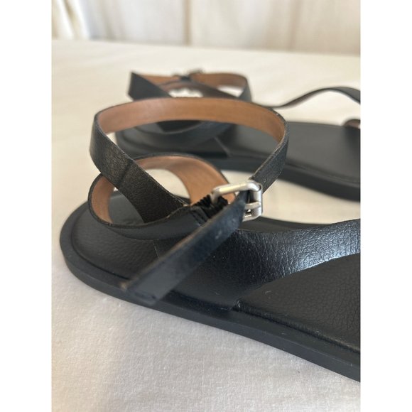 Madewell NL857 The Mabel Asymmetric-Strap Sandal, Size 7 - Picture 4 of 10